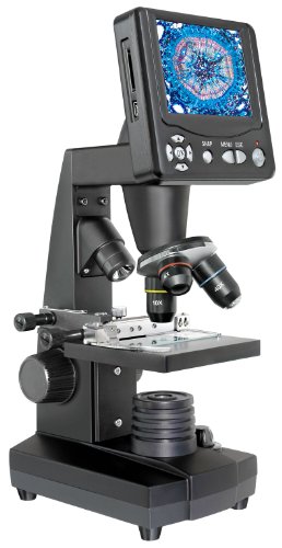 Bresser LCD-Mikroskop 50x-500x (2000x digital), 5 Megapixel, 8.9cm (3.5
