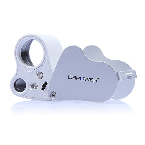 30x 60x Fach LED Leselupe Juwelier Uhr Vergrößerungsglas Faltbar Taschenlupe Magnifier - 3