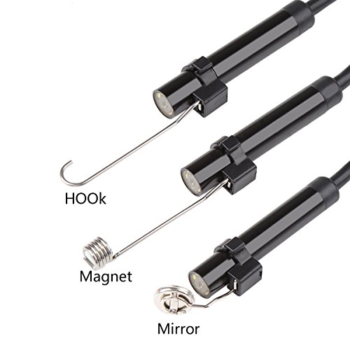 Shekar 2,0 Megapixeln 5m HD Android Endoskop 2-in-1 USB/Micro USB Endoskop Inspektionskamera Wasserdicht Boreskop für Smartphone Tablet mit OTG und UVC Function und PC/Laptop