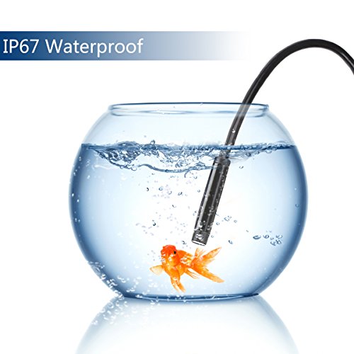 Shekar 2,0 Megapixeln 5m HD Android Endoskop 2-in-1 USB/Micro USB Endoskop Inspektionskamera Wasserdicht Boreskop für Smartphone Tablet mit OTG und UVC Function und PC/Laptop